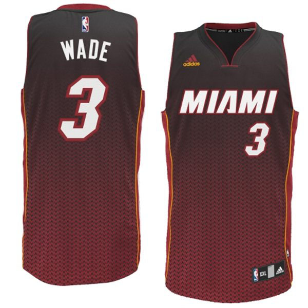 Men's  Miami Heat #3 Dwyane Wade New Resonate Fashion Jersey